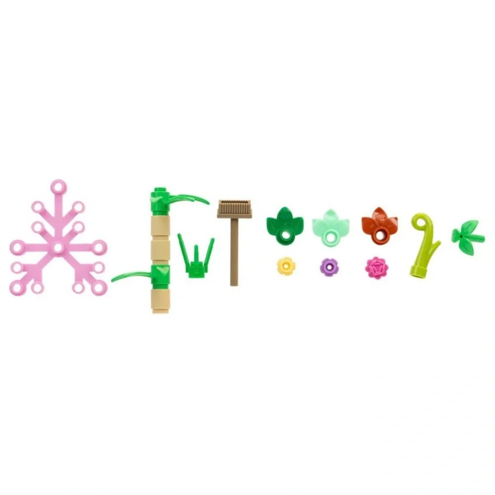 BLDR Forest Pack Accessory Set: Creative Thinking Toy Building Components, ABS